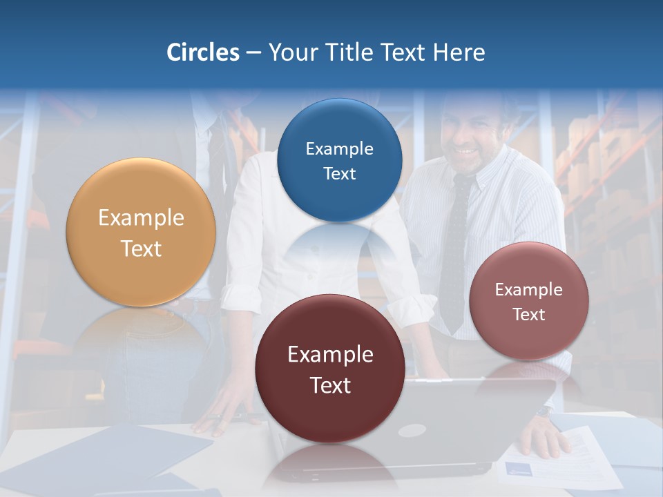 Stockpile Meeting People PowerPoint Template