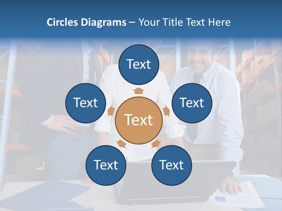 Stockpile Meeting People PowerPoint Template