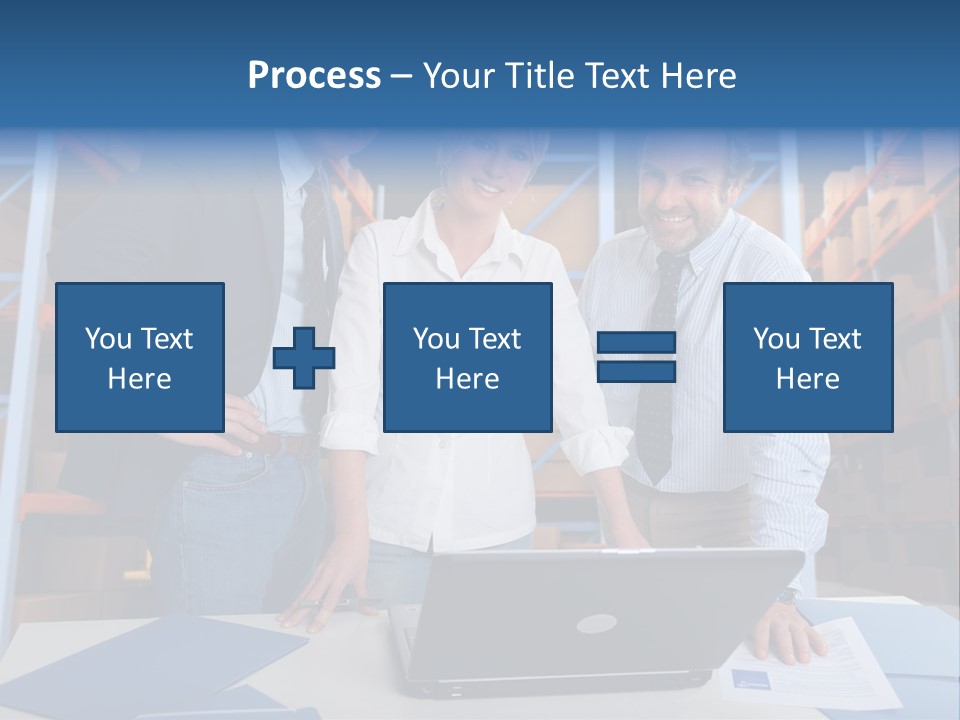 Stockpile Meeting People PowerPoint Template