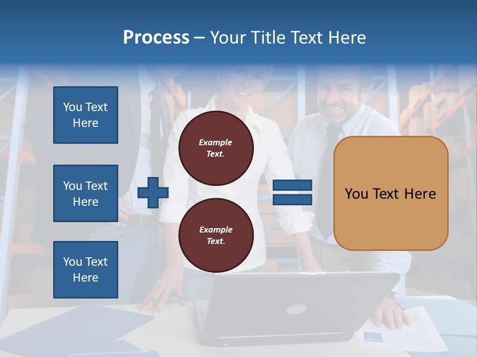 Stockpile Meeting People PowerPoint Template