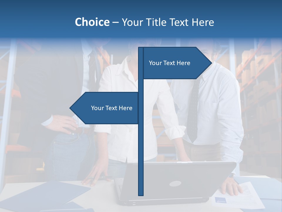 Stockpile Meeting People PowerPoint Template