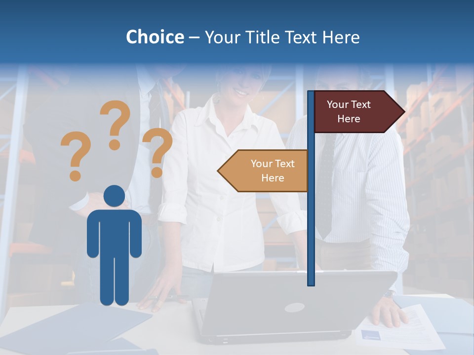 Stockpile Meeting People PowerPoint Template