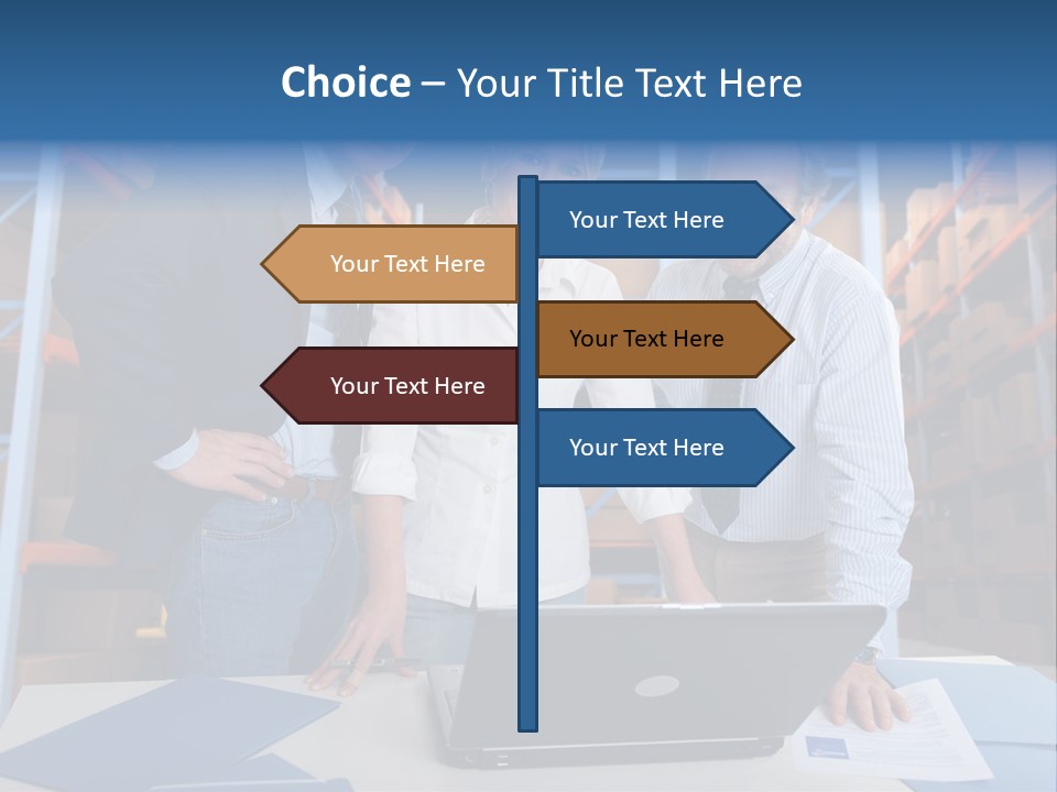 Stockpile Meeting People PowerPoint Template