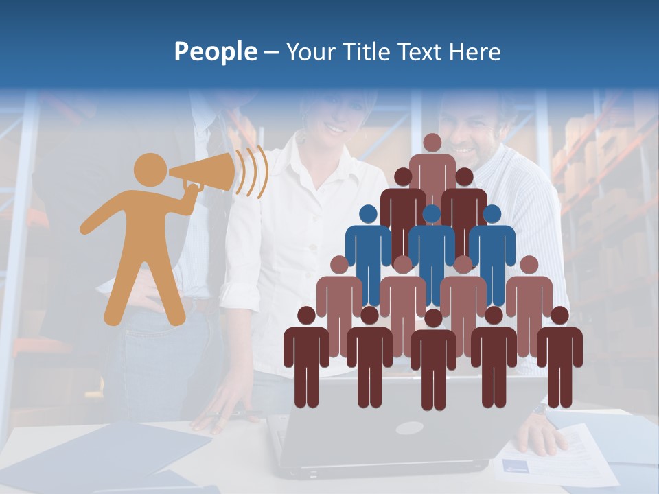 Stockpile Meeting People PowerPoint Template