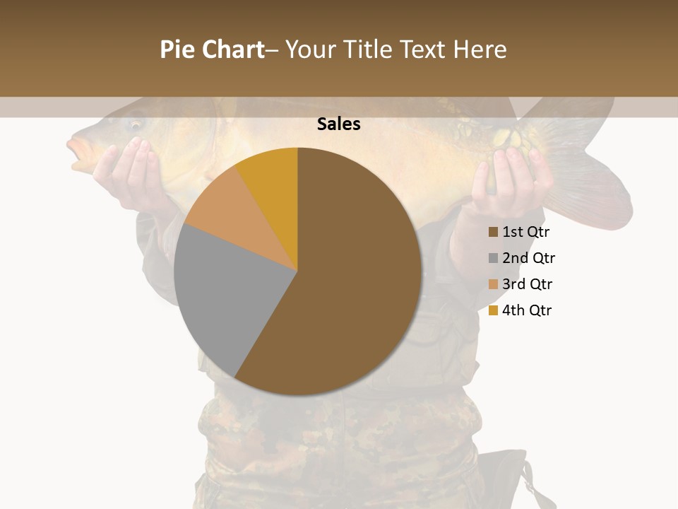 Successful Carp Lure PowerPoint Template