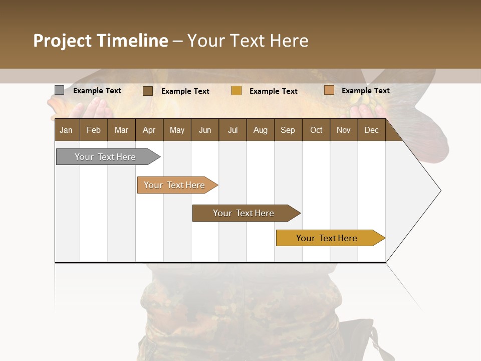 Successful Carp Lure PowerPoint Template