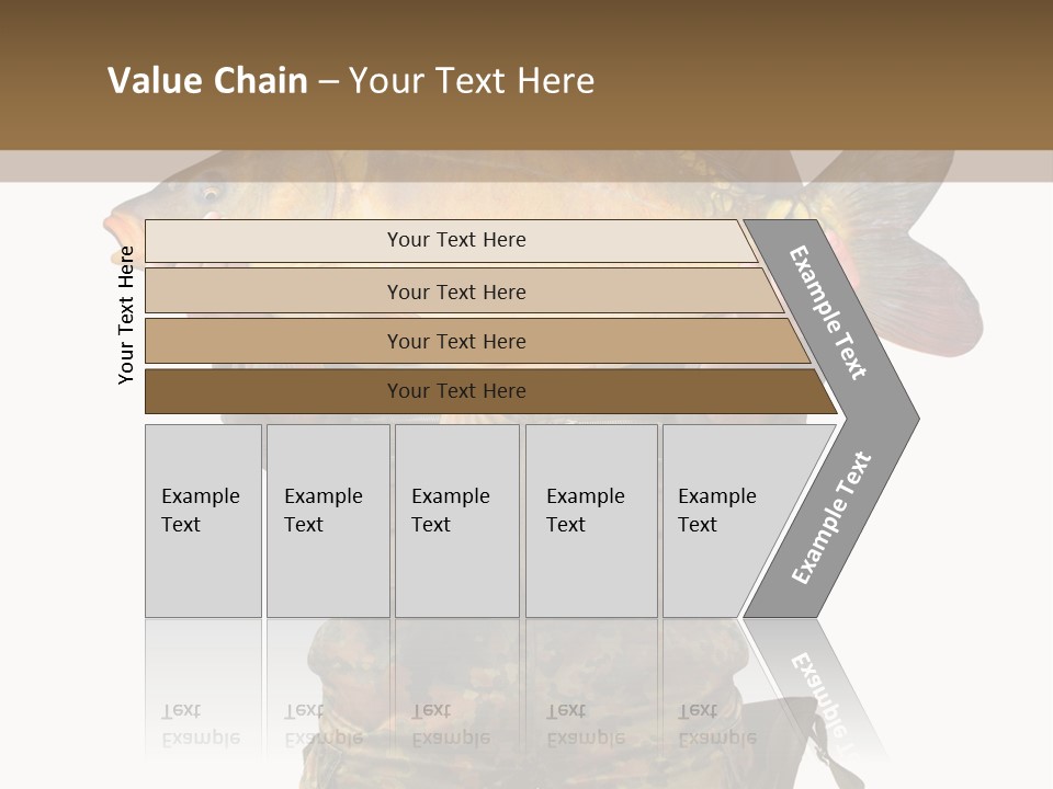 Successful Carp Lure PowerPoint Template