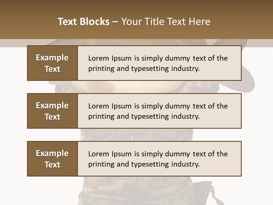 Successful Carp Lure PowerPoint Template