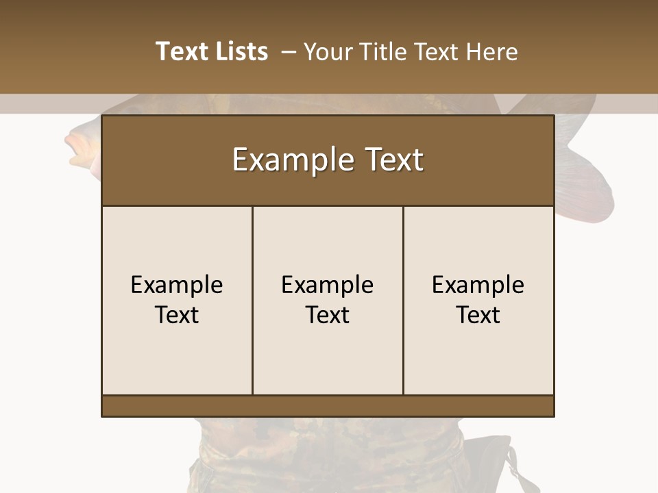 Successful Carp Lure PowerPoint Template