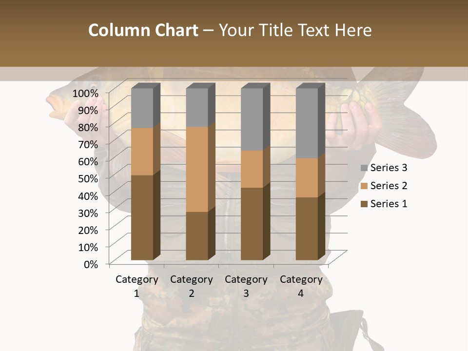 Successful Carp Lure PowerPoint Template