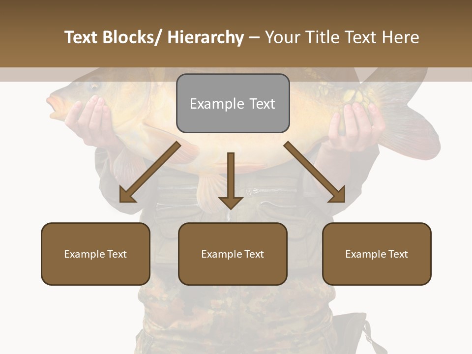 Successful Carp Lure PowerPoint Template