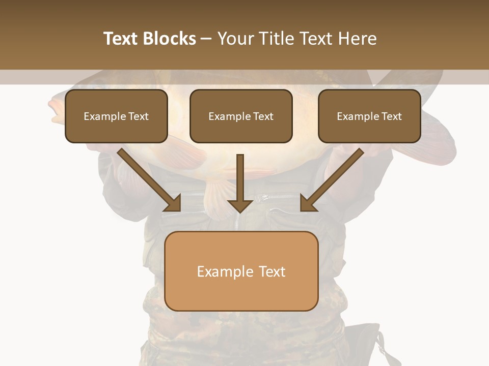 Successful Carp Lure PowerPoint Template