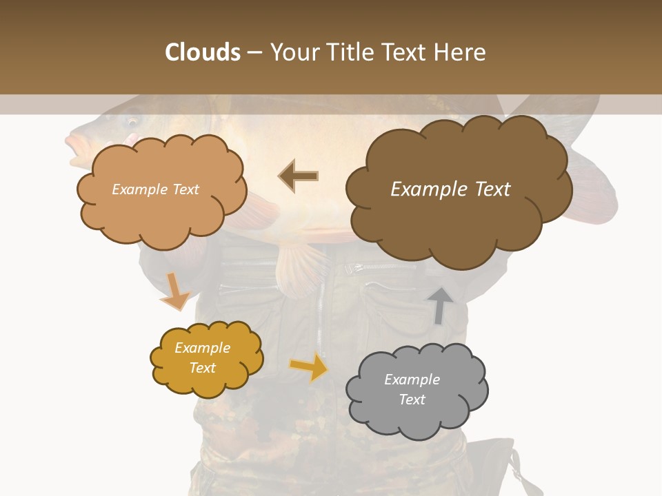 Successful Carp Lure PowerPoint Template