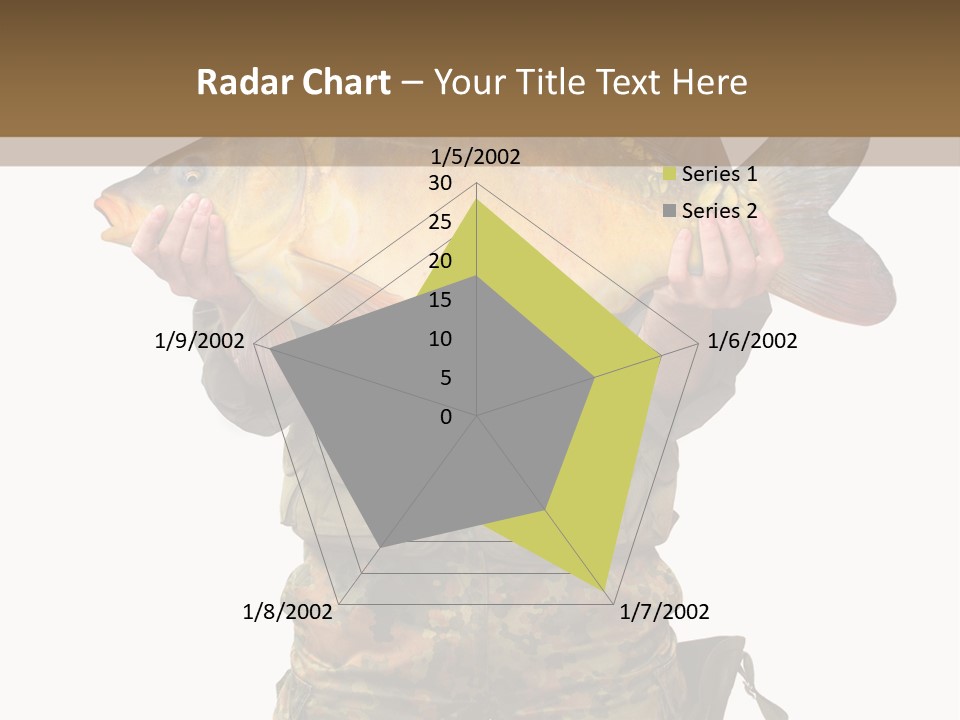 Successful Carp Lure PowerPoint Template