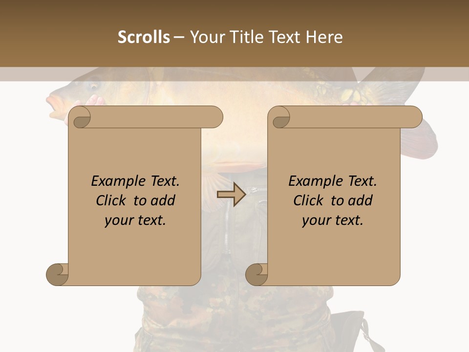 Successful Carp Lure PowerPoint Template