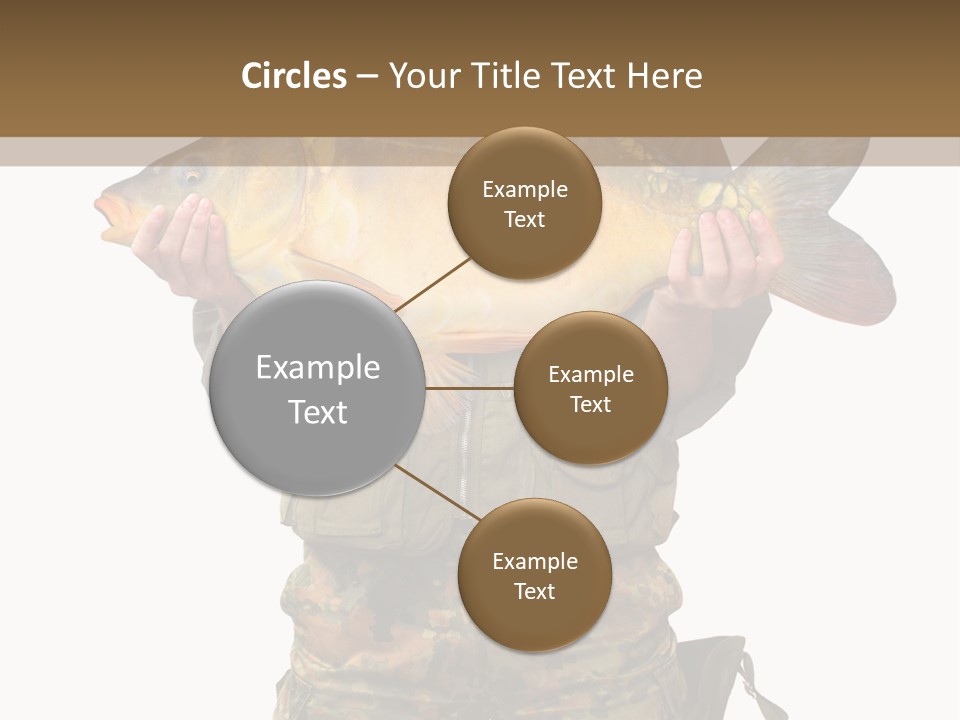 Successful Carp Lure PowerPoint Template