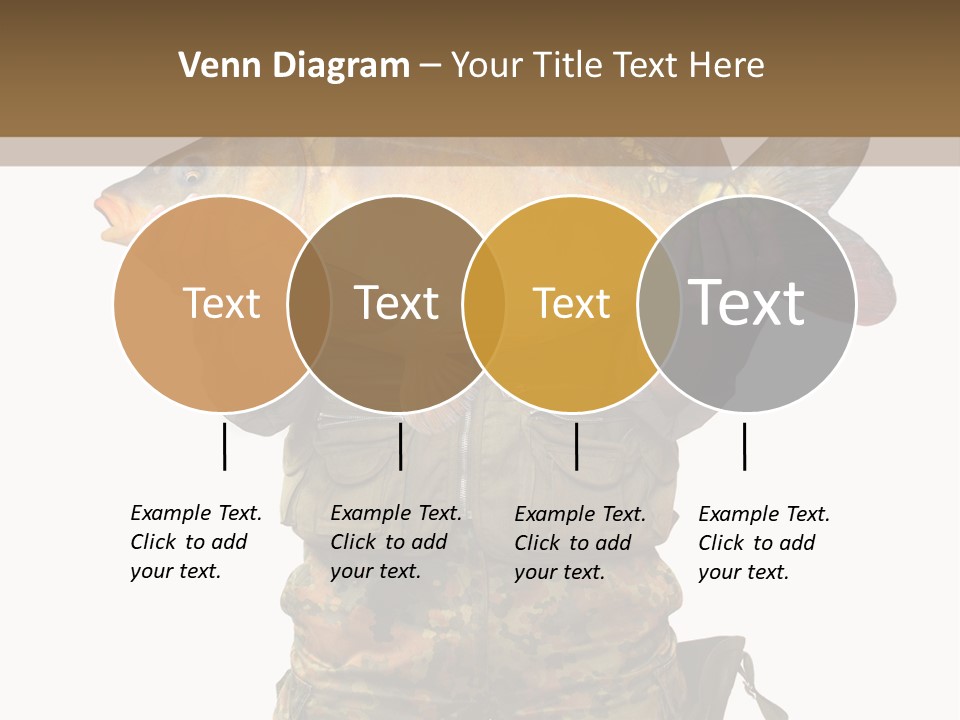 Successful Carp Lure PowerPoint Template