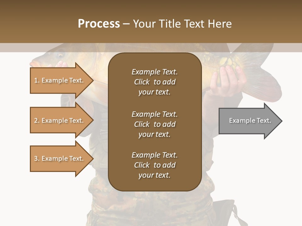 Successful Carp Lure PowerPoint Template