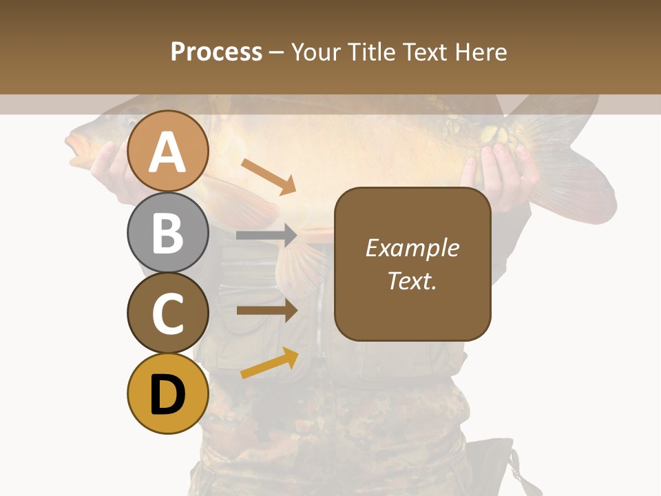 Successful Carp Lure PowerPoint Template