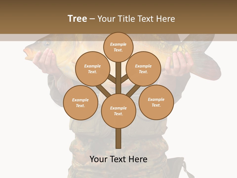 Successful Carp Lure PowerPoint Template