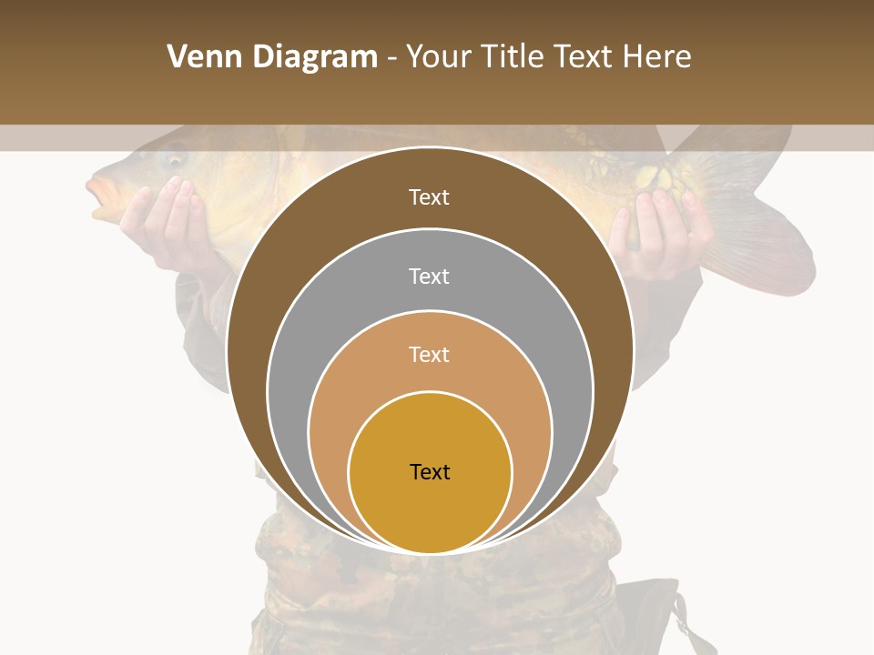 Successful Carp Lure PowerPoint Template