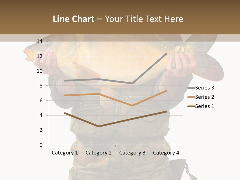 Successful Carp Lure PowerPoint Template