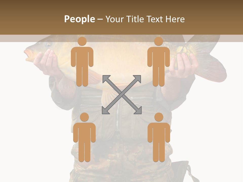 Successful Carp Lure PowerPoint Template