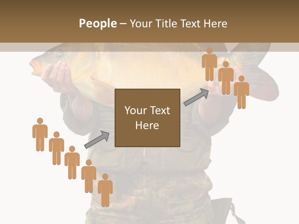 Successful Carp Lure PowerPoint Template