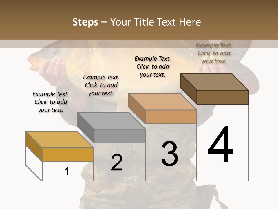 Successful Carp Lure PowerPoint Template