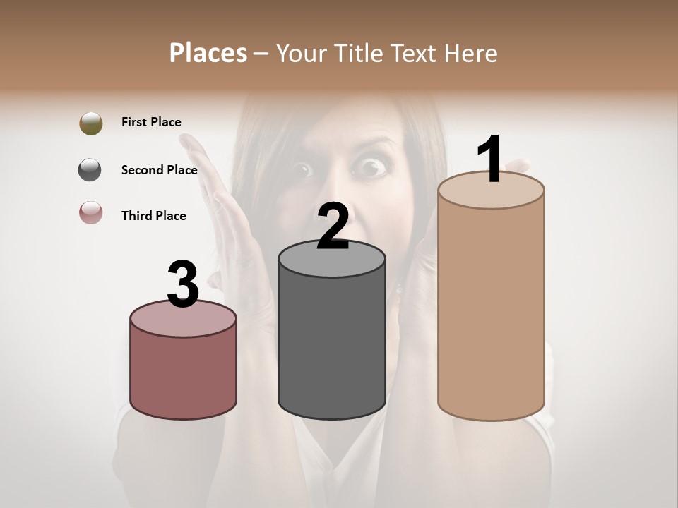 Hand Shout Amazement PowerPoint Template
