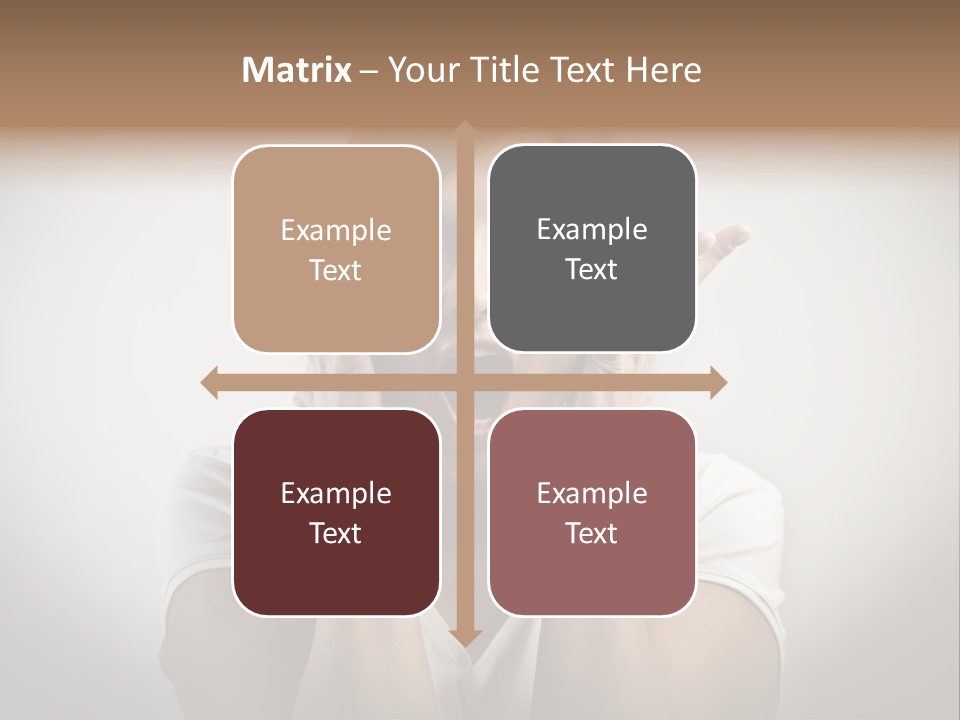 Hand Shout Amazement PowerPoint Template