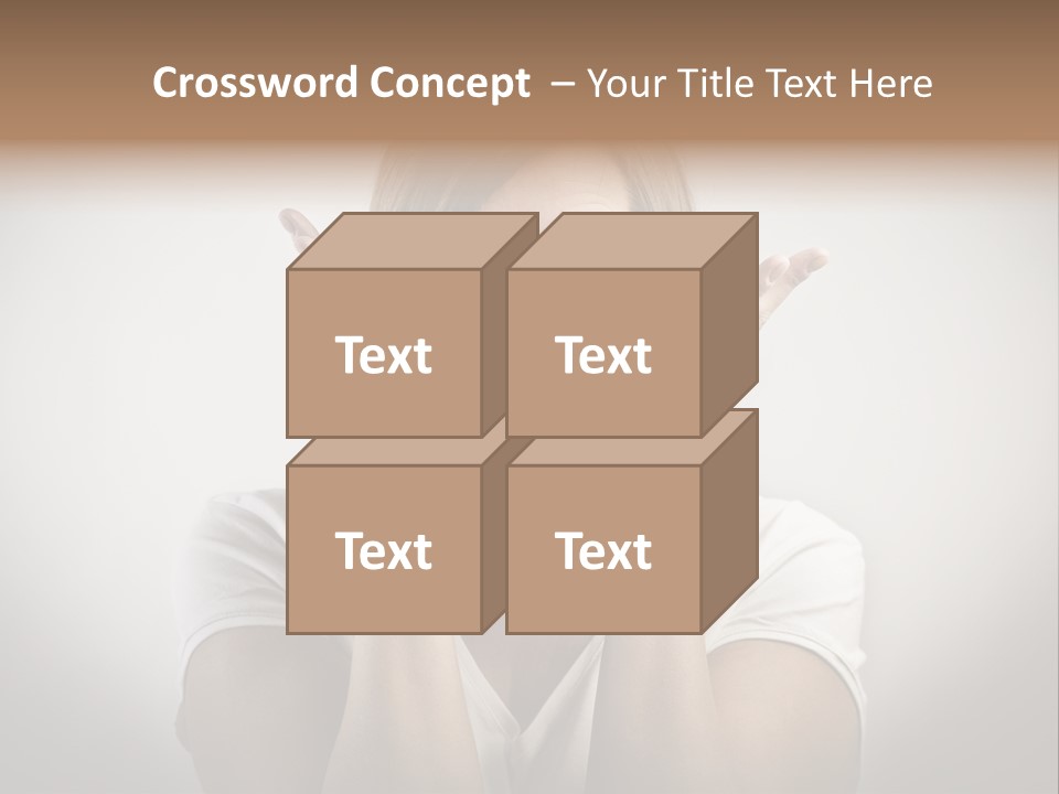Hand Shout Amazement PowerPoint Template