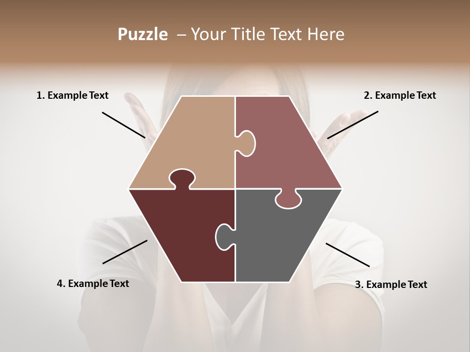 Hand Shout Amazement PowerPoint Template