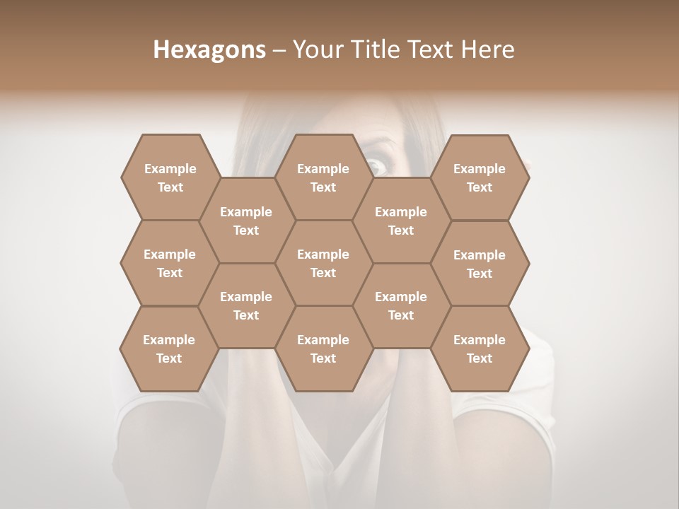 Hand Shout Amazement PowerPoint Template