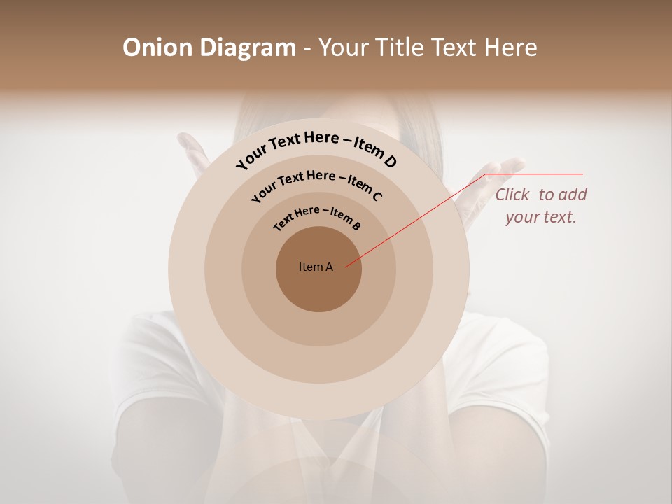 Hand Shout Amazement PowerPoint Template