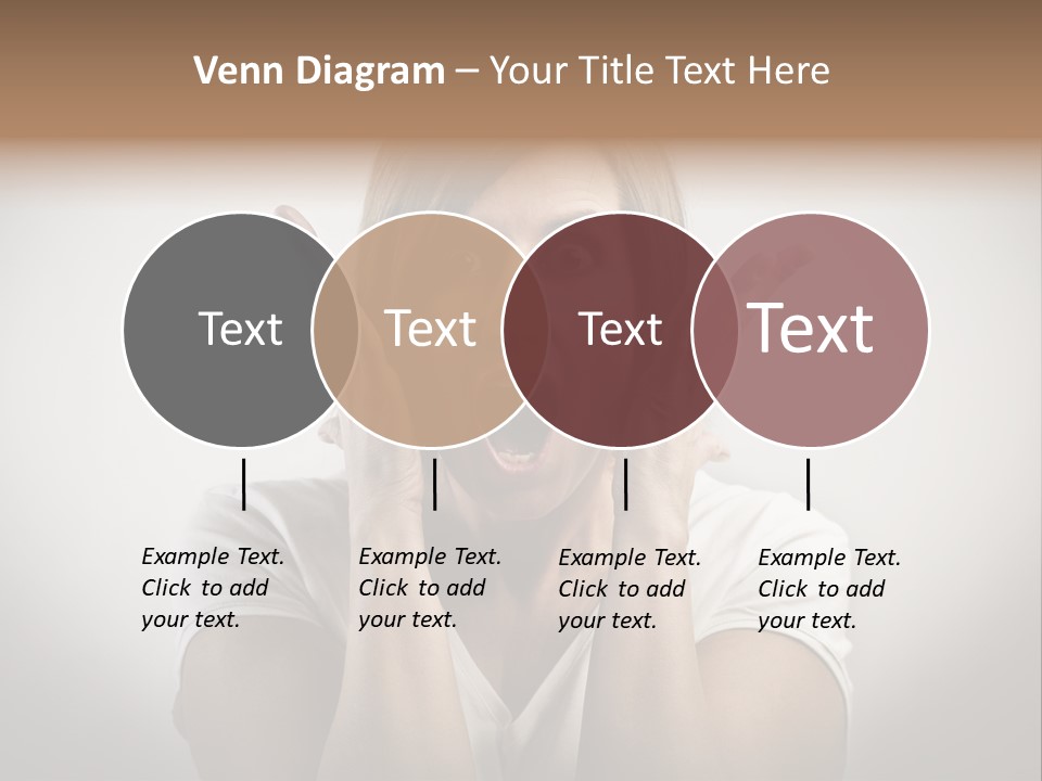 Hand Shout Amazement PowerPoint Template