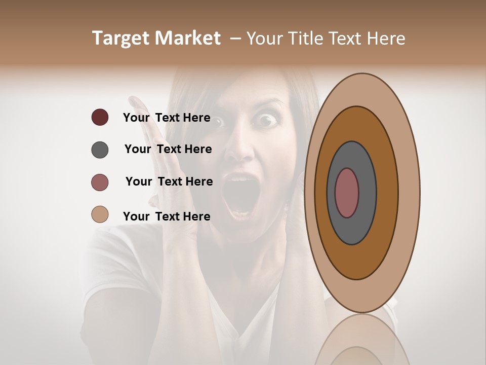 Hand Shout Amazement PowerPoint Template