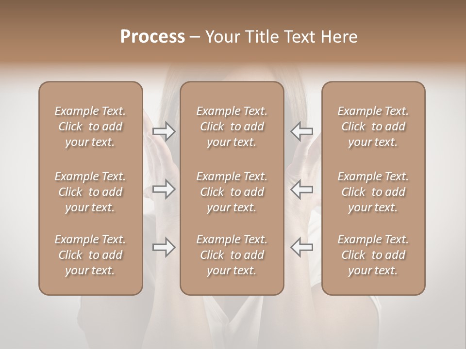 Hand Shout Amazement PowerPoint Template