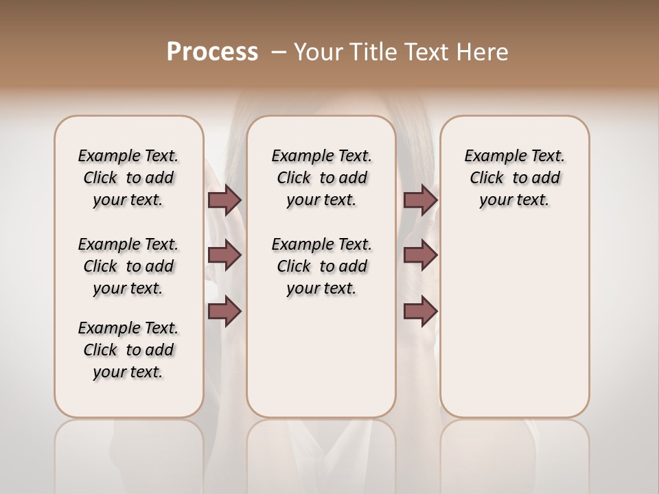 Hand Shout Amazement PowerPoint Template
