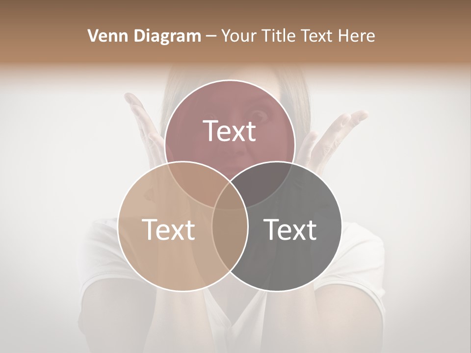 Hand Shout Amazement PowerPoint Template