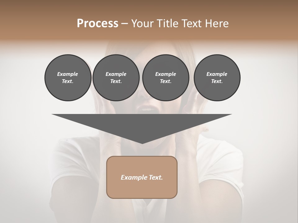 Hand Shout Amazement PowerPoint Template