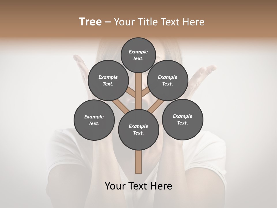 Hand Shout Amazement PowerPoint Template