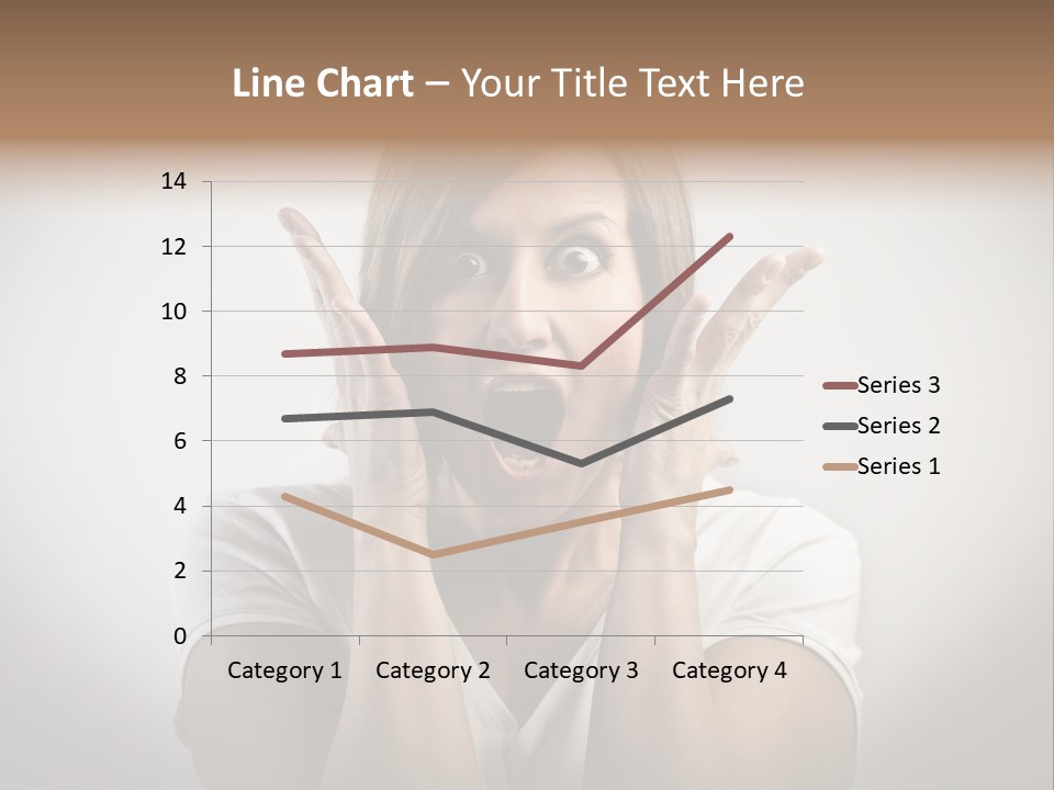 Hand Shout Amazement PowerPoint Template