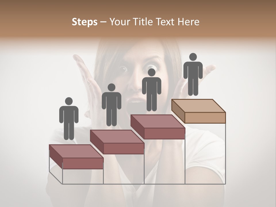 Hand Shout Amazement PowerPoint Template