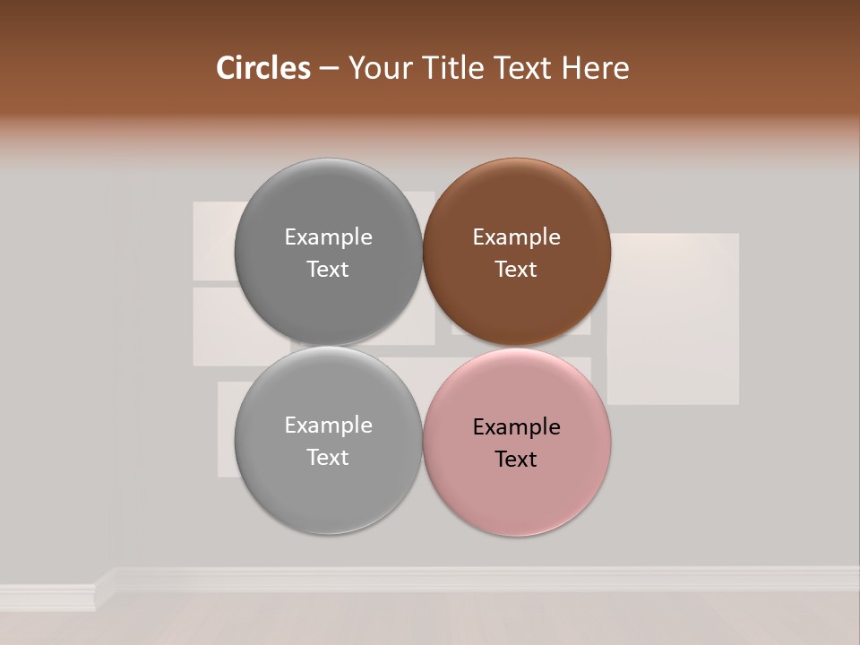 Blue Blank White PowerPoint Template