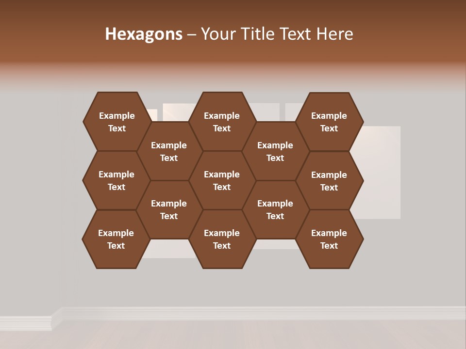 Blue Blank White PowerPoint Template