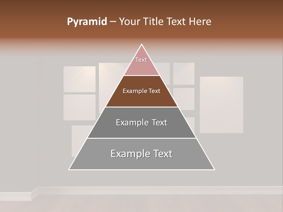 Blue Blank White PowerPoint Template