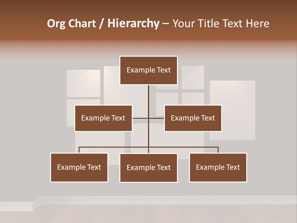 Blue Blank White PowerPoint Template