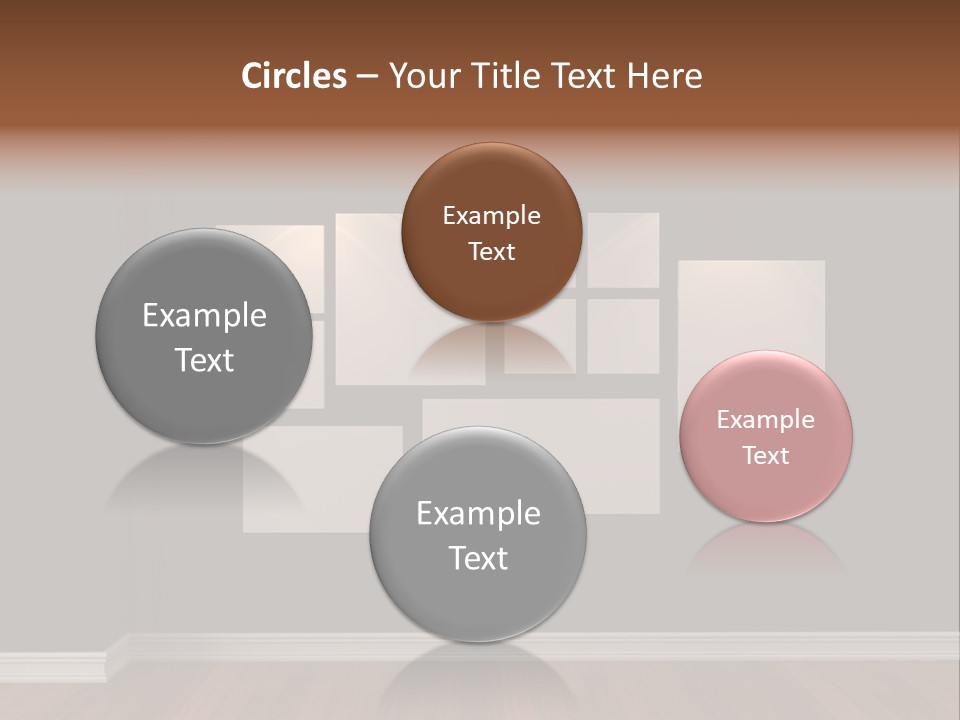 Blue Blank White PowerPoint Template