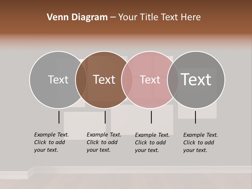 Blue Blank White PowerPoint Template